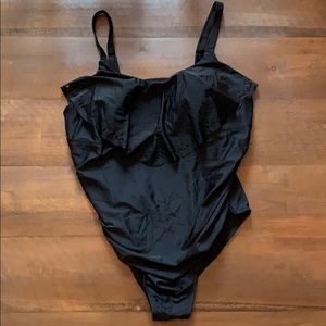 Plus one piece swimsuit